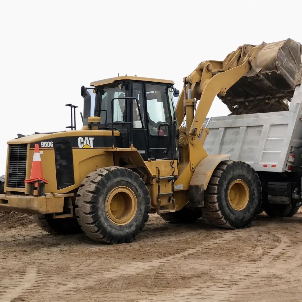 Cargador Frontal operando